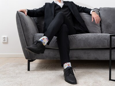 Personlige sokker med foto - Superhelt