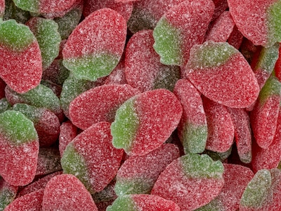 Sockrad Jordgubbe Lösgodis 2,2 kg