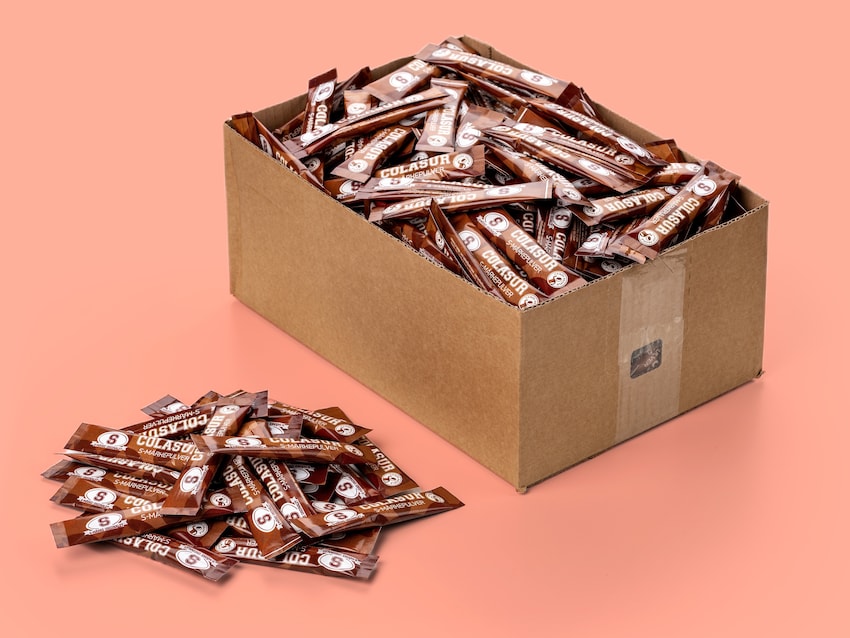 S-märke Sur Cola Pulver Bland-selv slik i kasser 2 kg | Coolstuff.dk