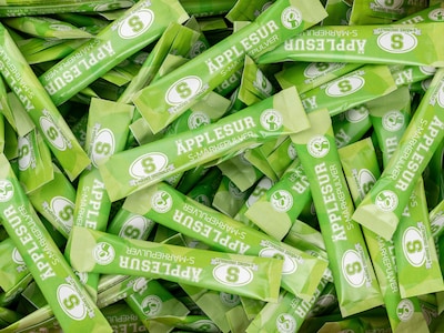 S-märke Sur Æble Pulver Bland-selv slik i kasser 2 kg