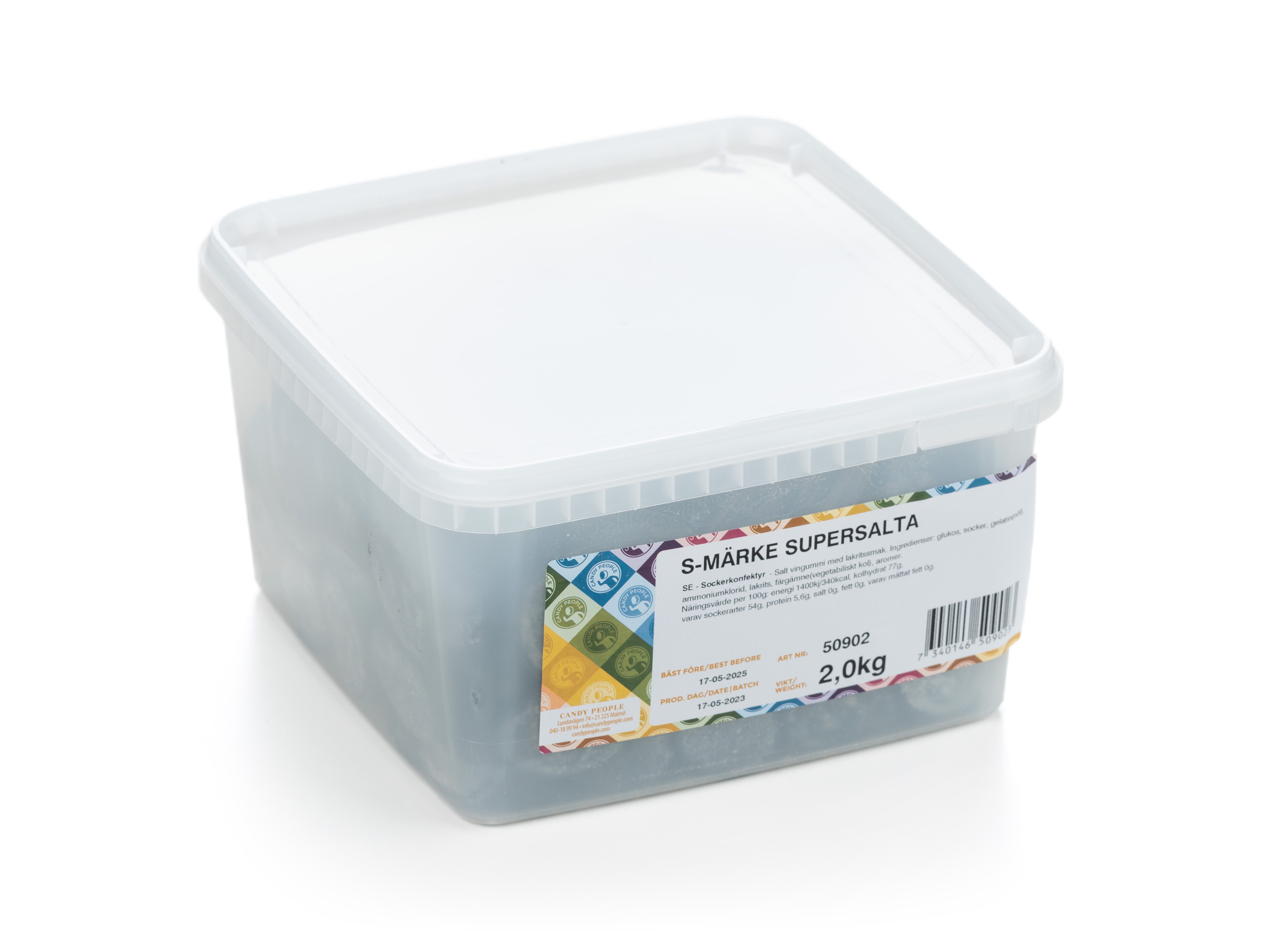 S-merke Supersalt Smågodt 2 kg