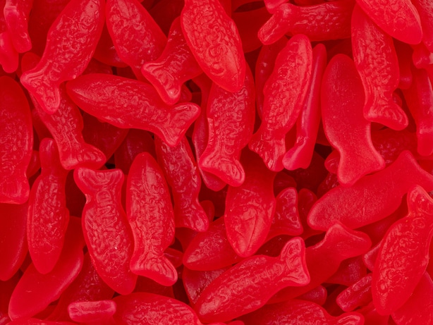 Röda Fiskar Lösgodis 2,2 kg | Coolstuff.se