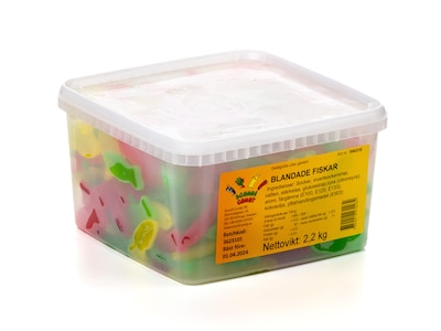 Blandede fisker smågodt 2,2 kg