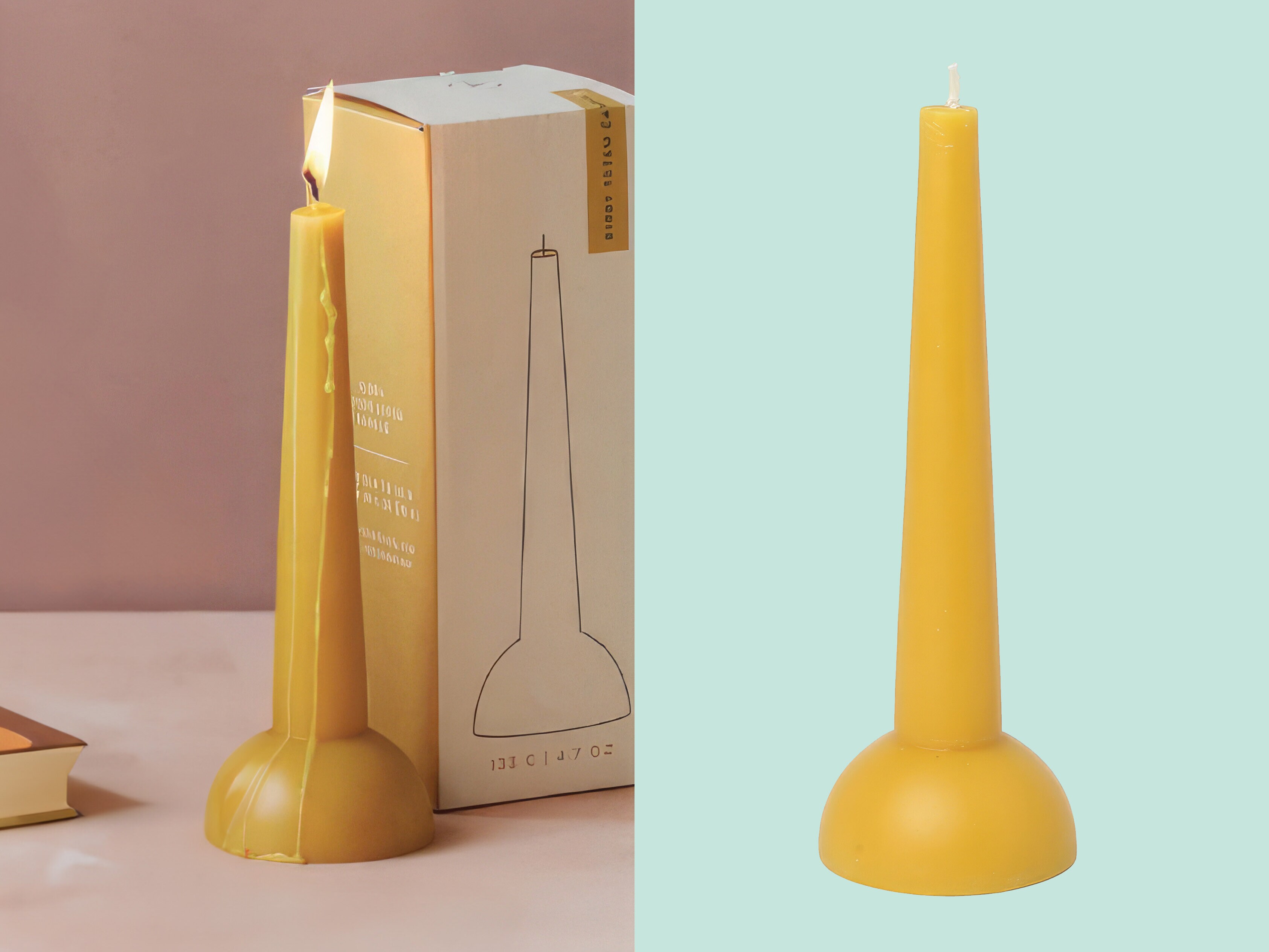 Kirkby Totem Ljus - Gul