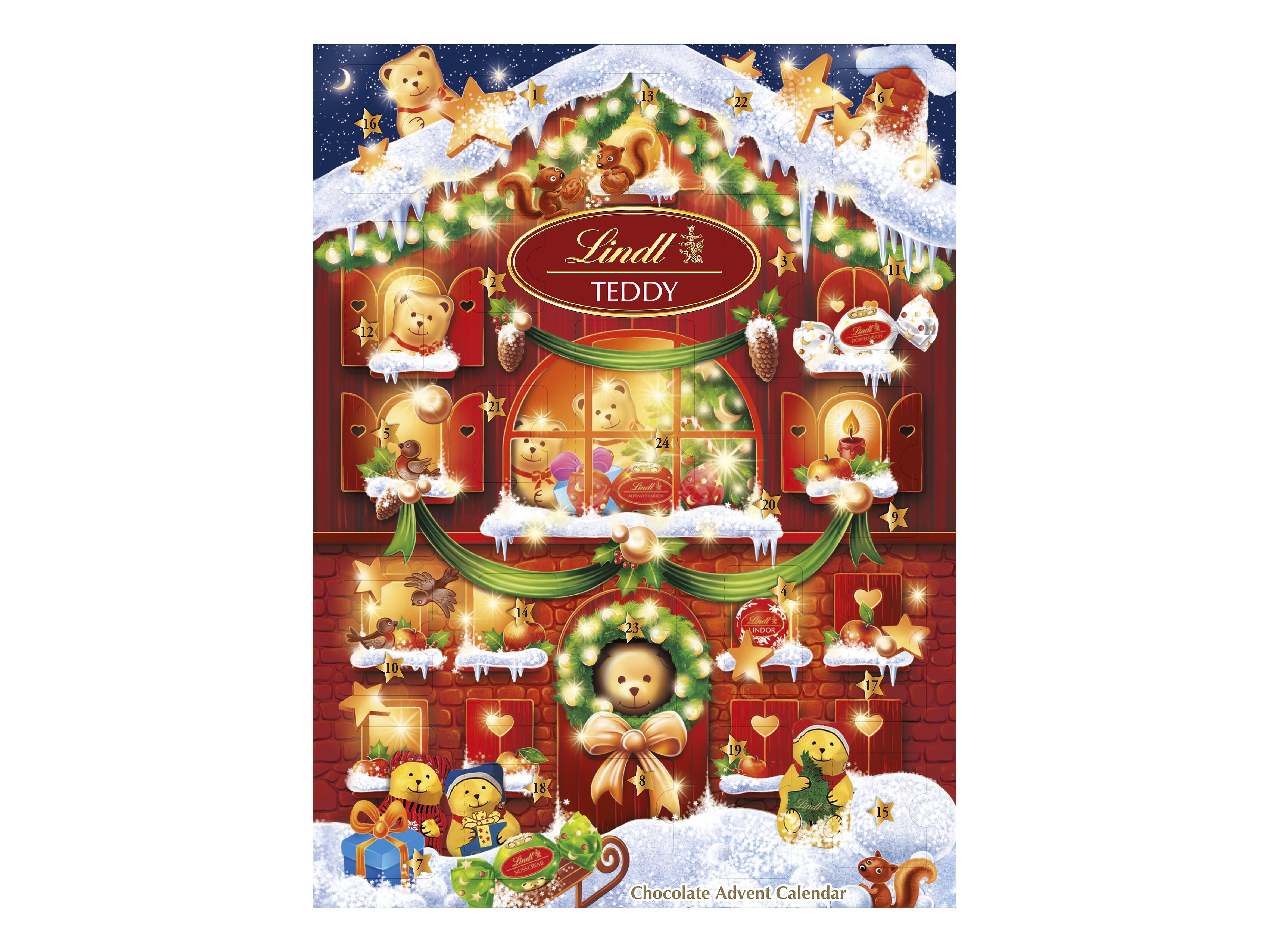 Lindt Teddy House Julekalender