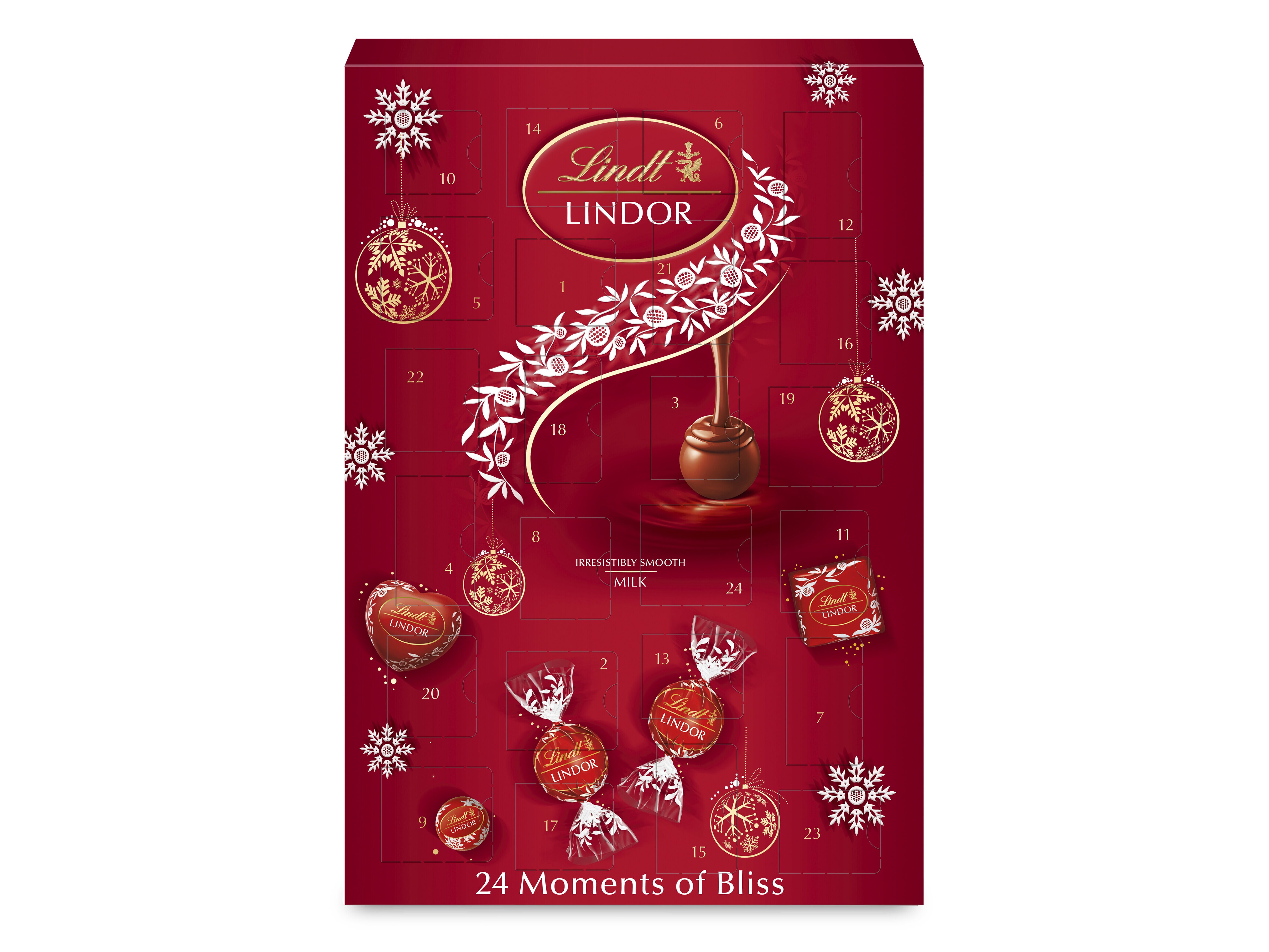 Lindt Lindor Maitosuklaa Joulukalenteri