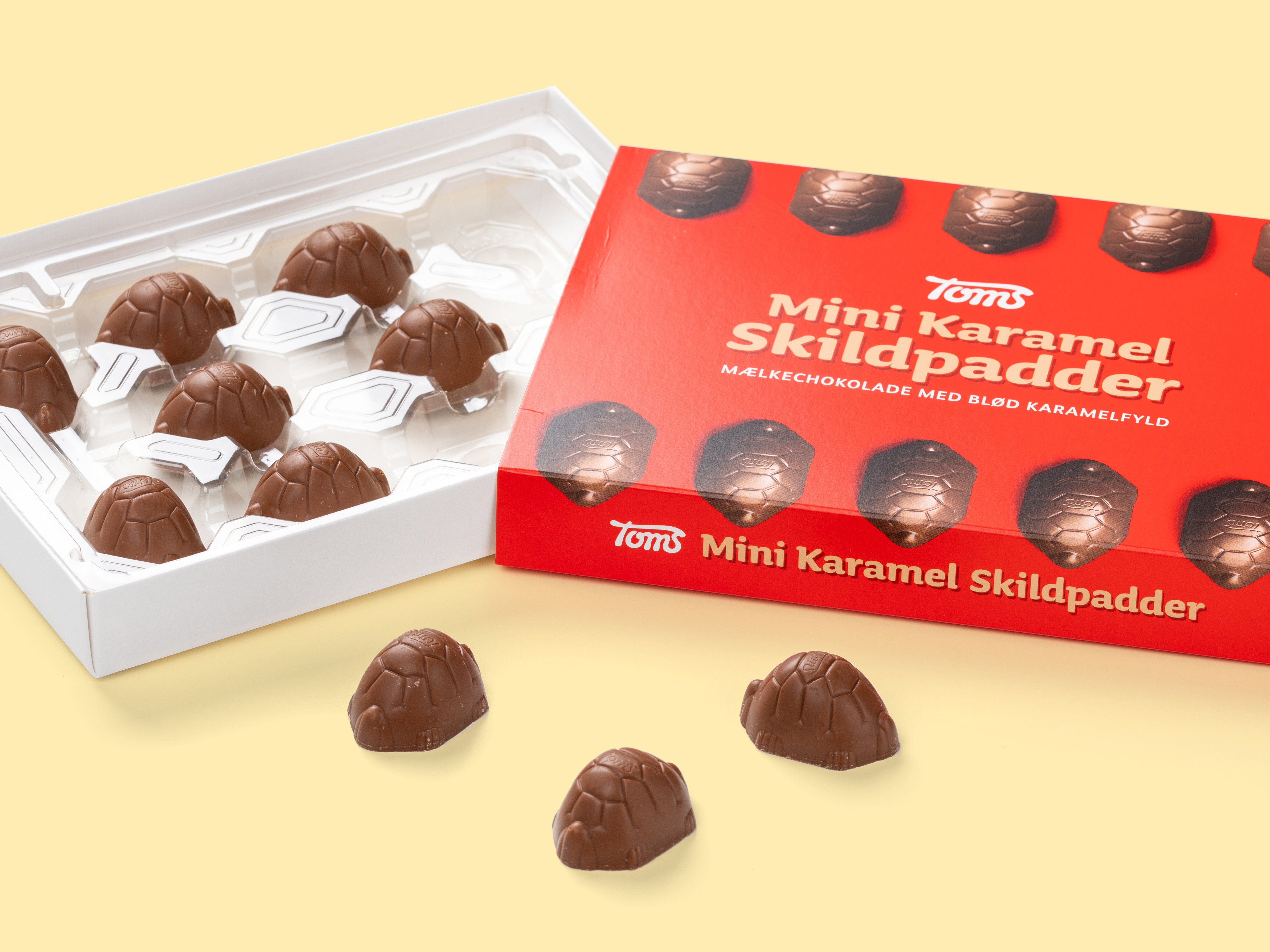 Tom's Mini Turtles Karamel 120 Gramm