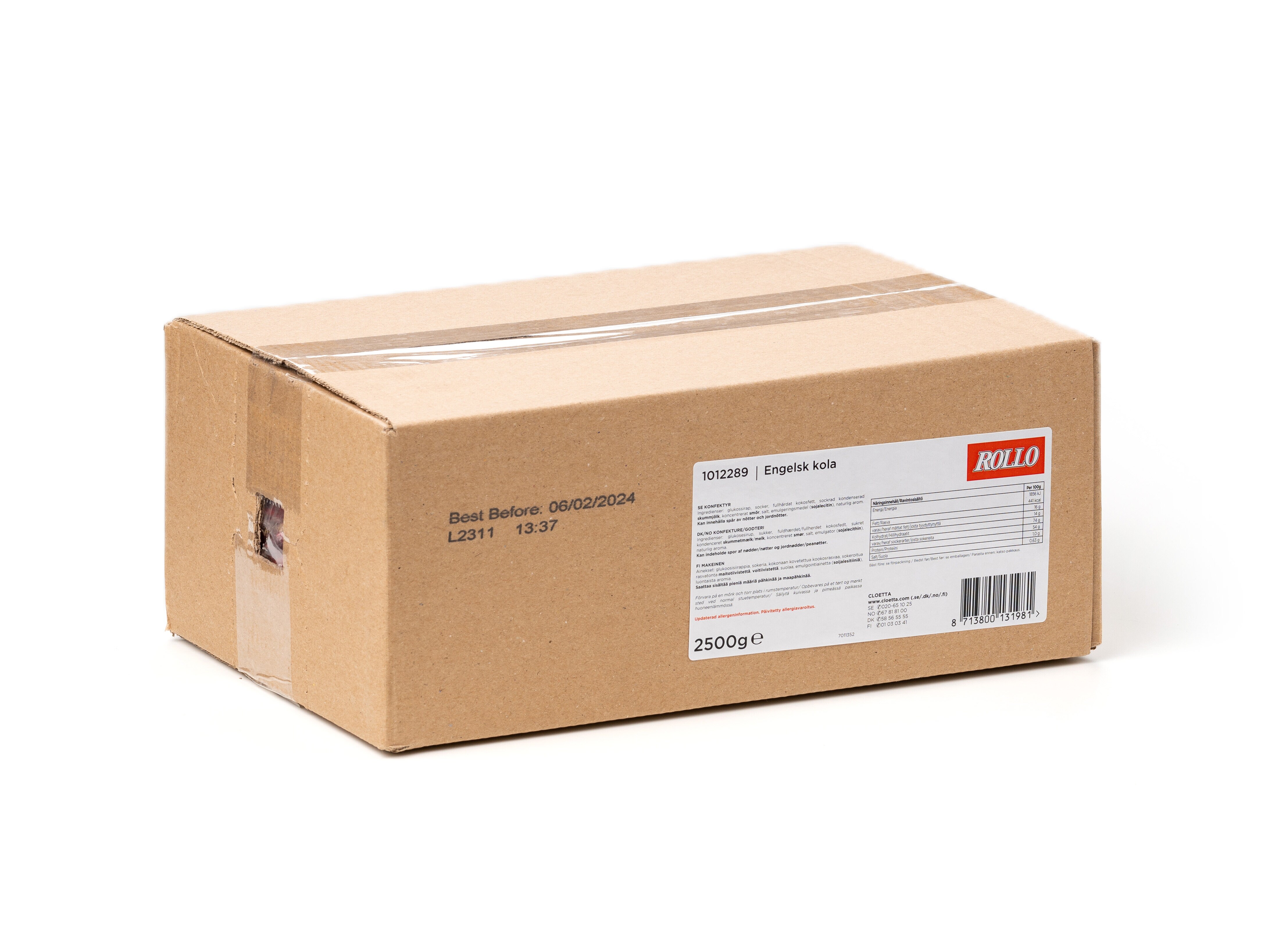 Rollo Englantilainen Toffee Irtokarkit 2,5 kg