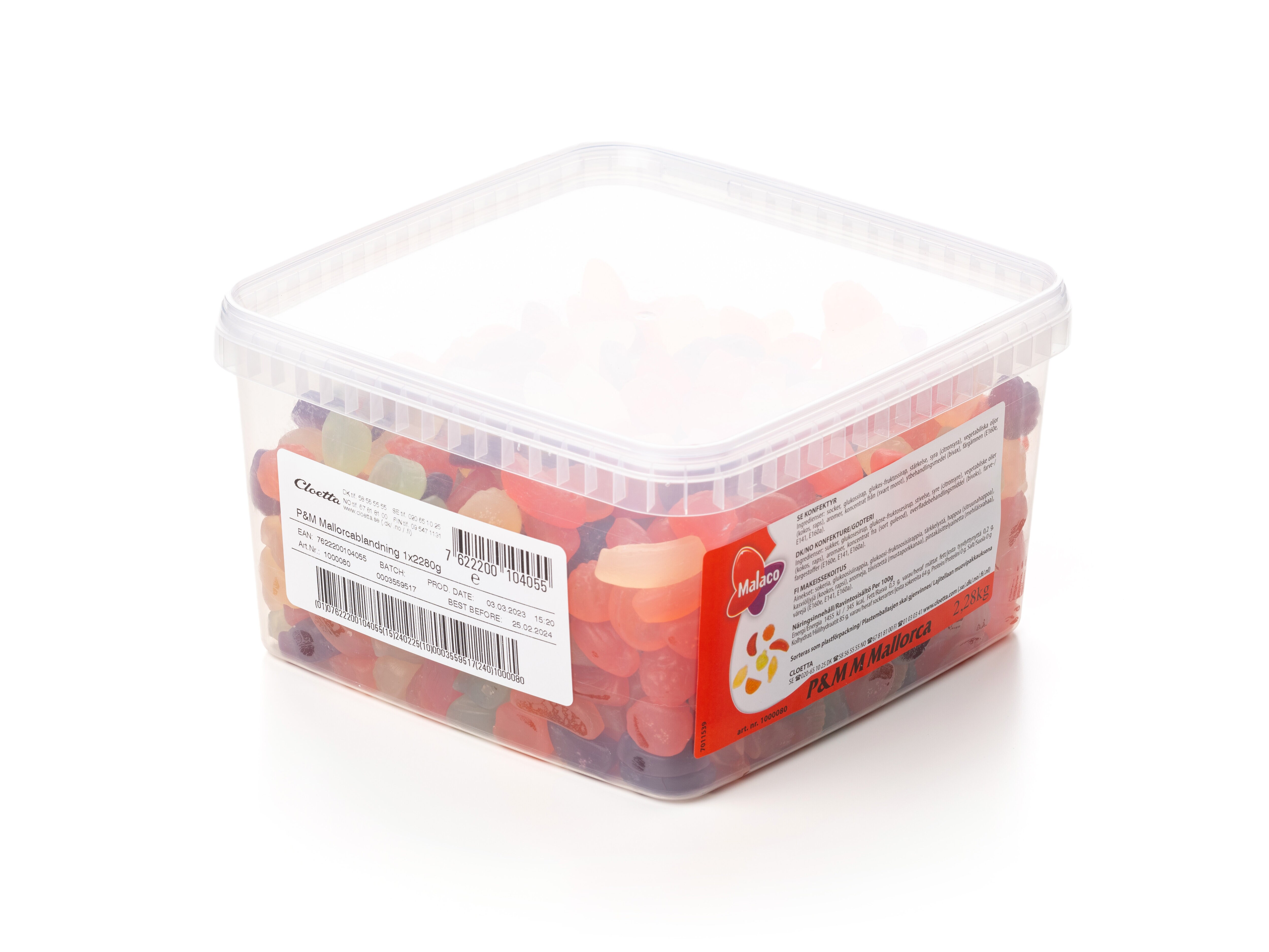 Mallorcablandning Lösgodis 2,2 kg