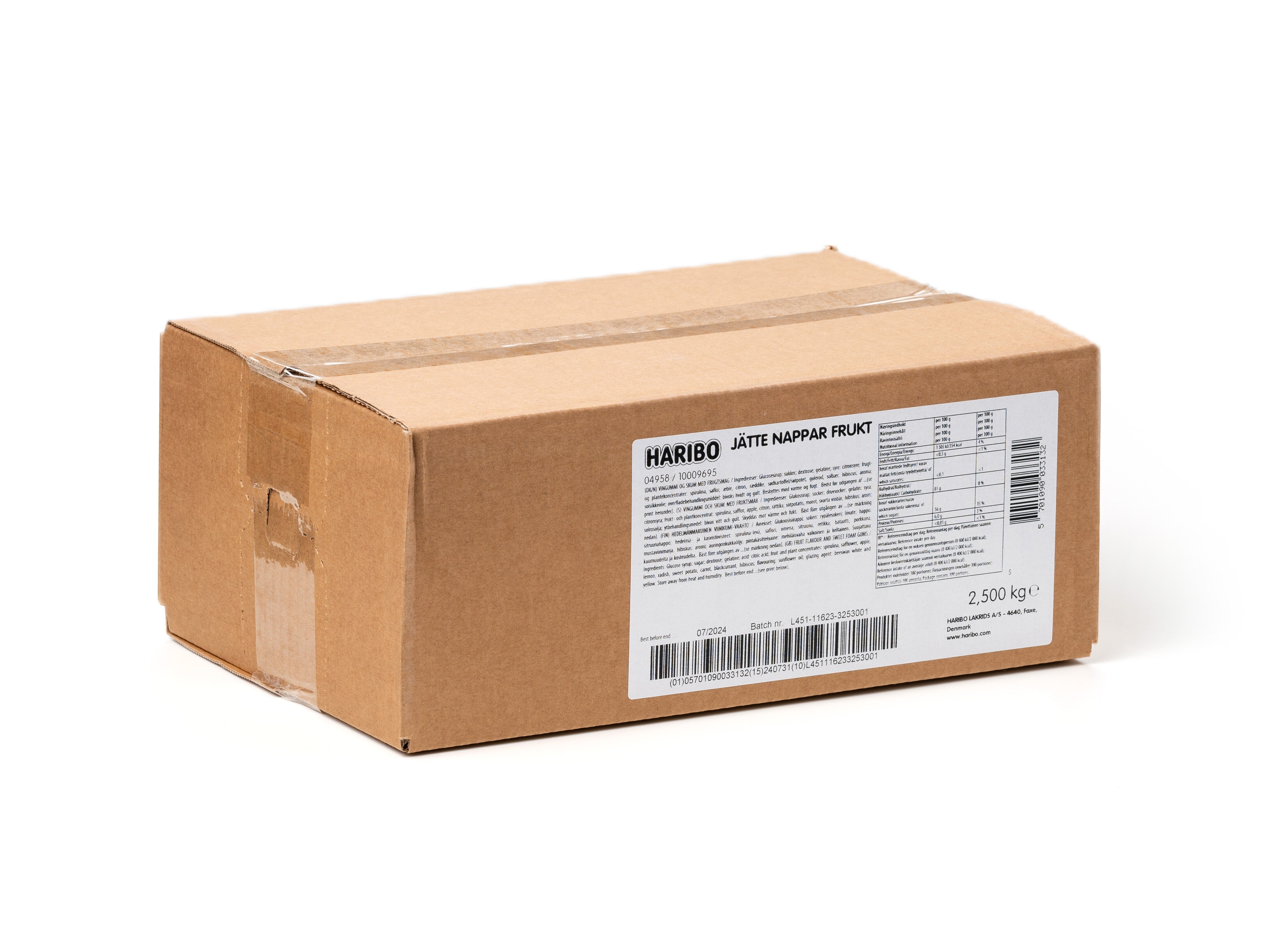 Jättitutit Hedelmä Irtokarkit 2,5 kg