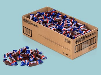 Snickers Bland-selv slik i kasser 2,5 kg