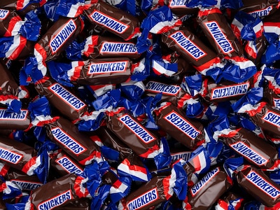 Snickers Bland-selv slik i kasser 2,5 kg