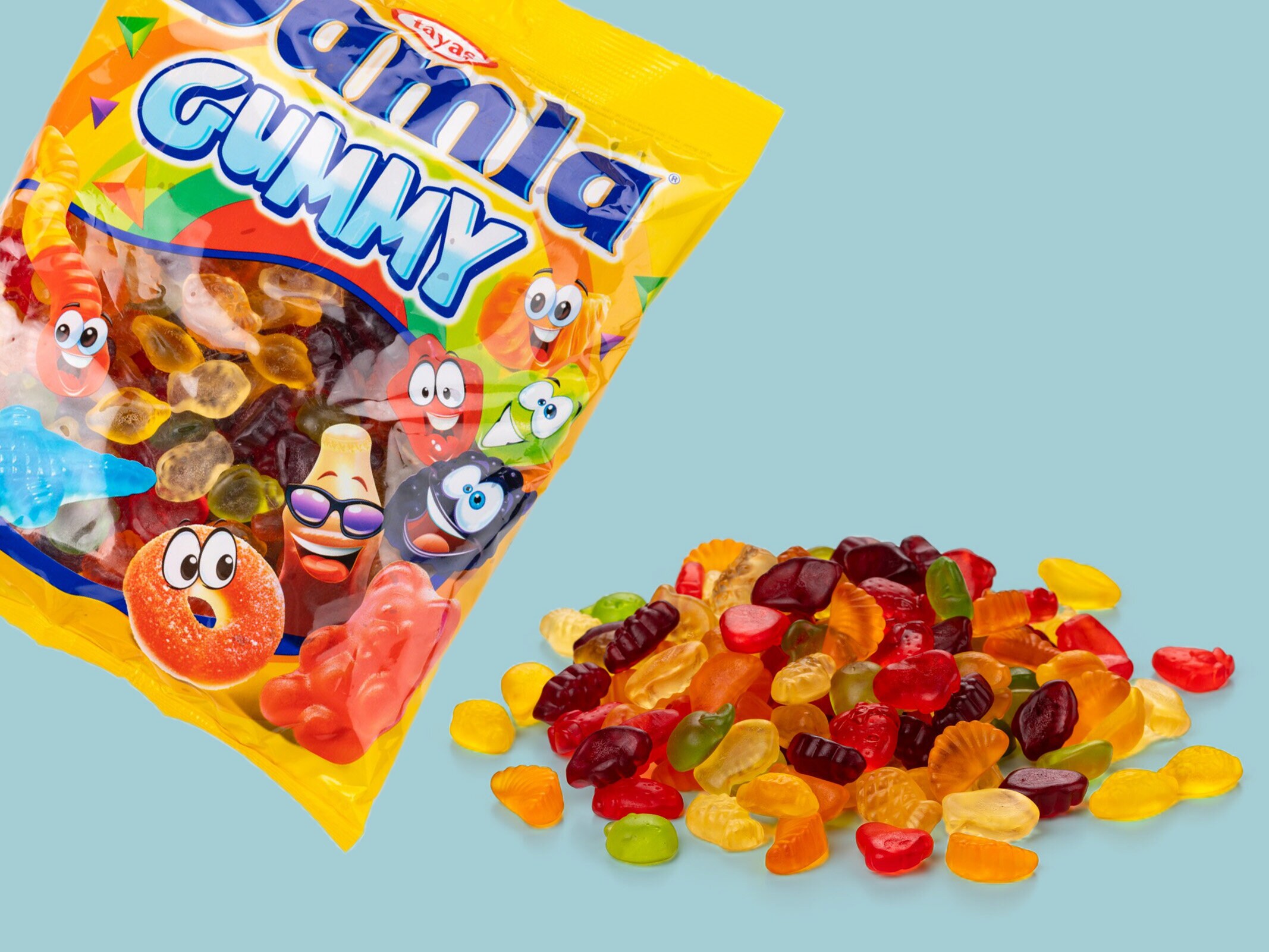 Fruit Garden Bland-selv slik i kasser 1 kg