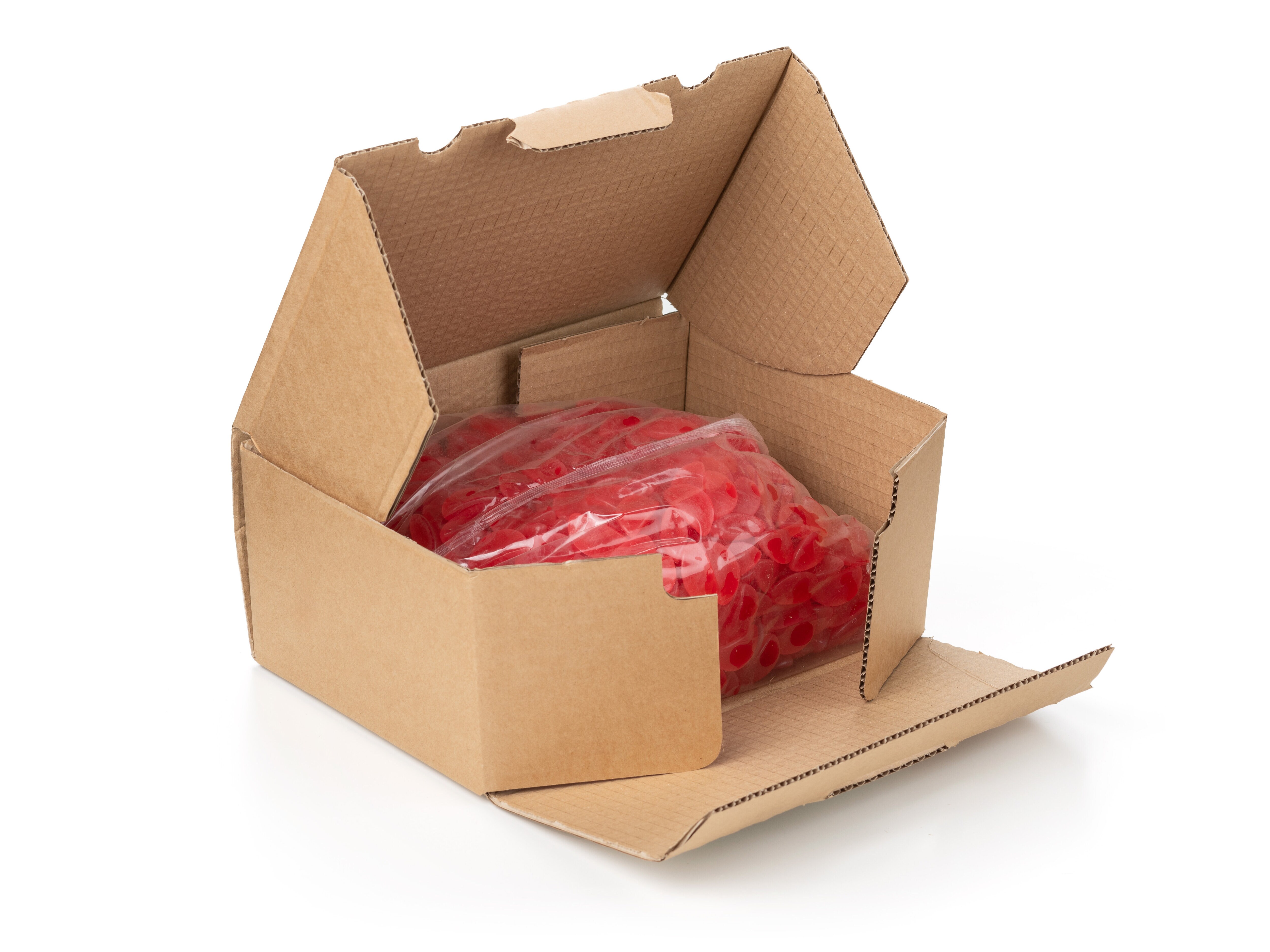 Hindbærbåde Bland-selv Slik i kasser 4 kg