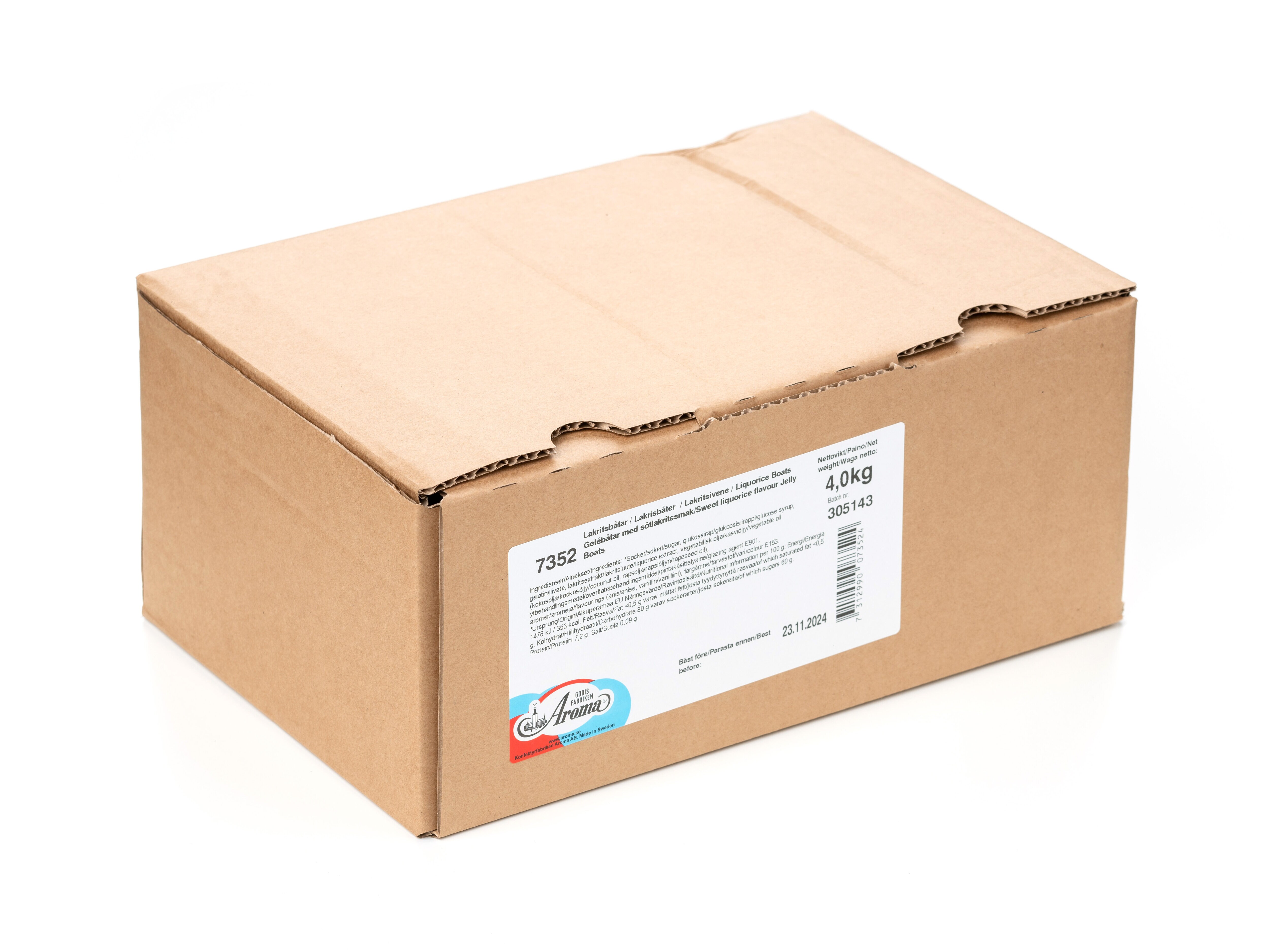 Lakritsiveneet Irtokarkit 4 kg