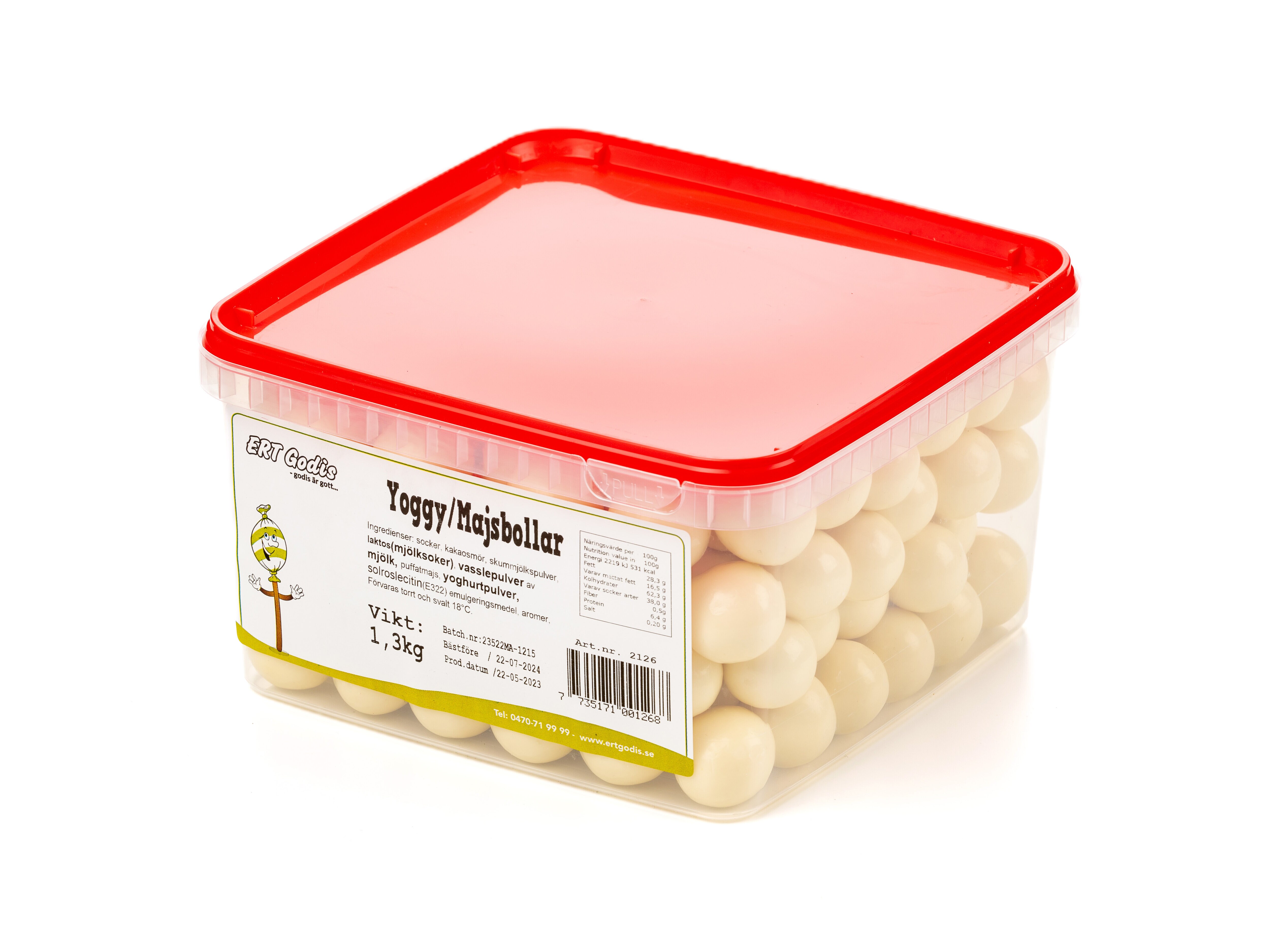 Maisbällchen Joghurt Süßigkeiten 1,3 kg