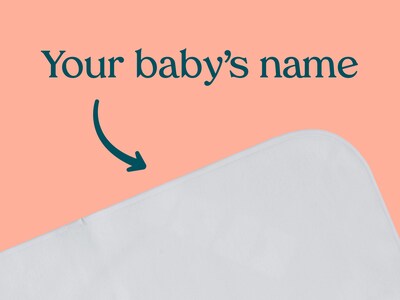 Personlig babyteppe med navn