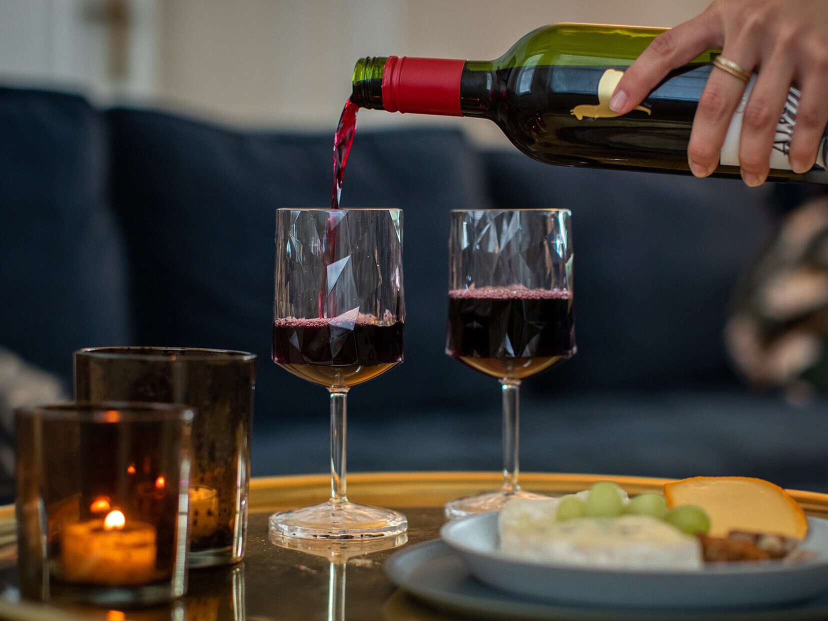 Uknuselige Vinglass 2-pakning - Koziol