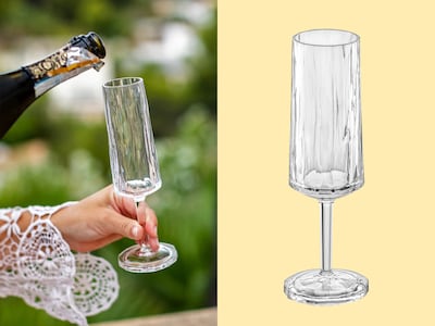 Uknuselige Champagneglass 2-pakning - Koziol