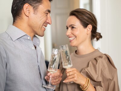 Uknuselige Champagneglass 2-pakning - Koziol
