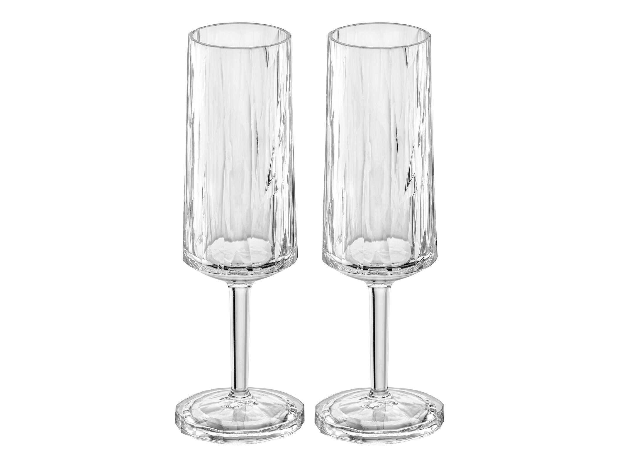 Uknuselige Champagneglas 2-pak
