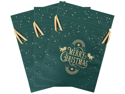 Grönblå Presentpåsar 3-pack