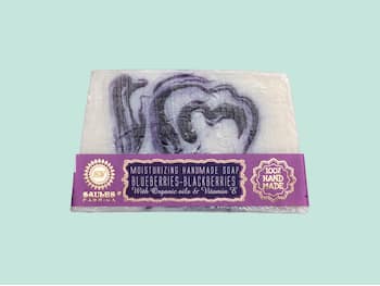 Håndlavet sæbe - Blåbær-Brombær - Saules Fabrika