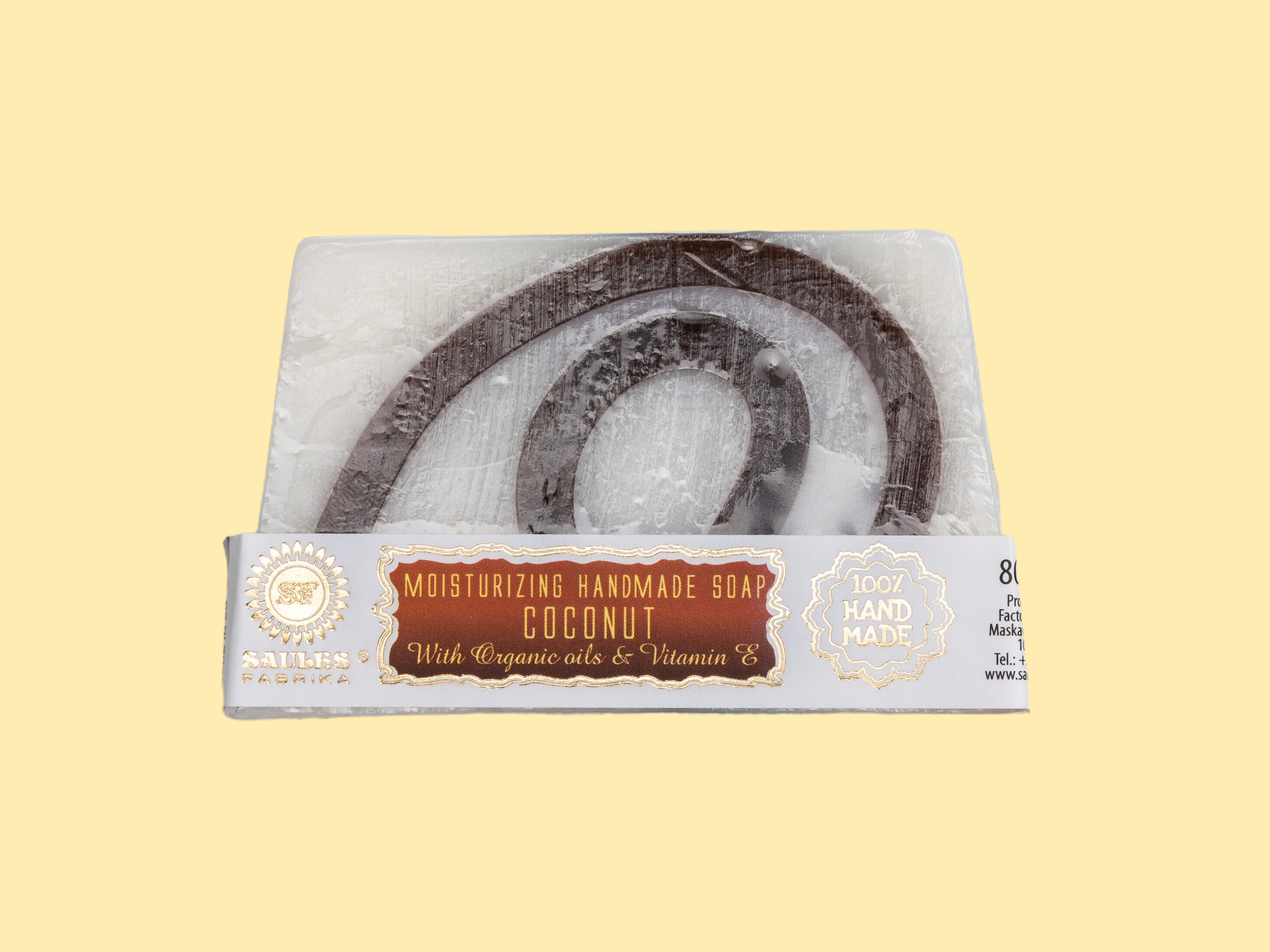 Håndlavet Sæbe - Kokos - Saules Fabrika
