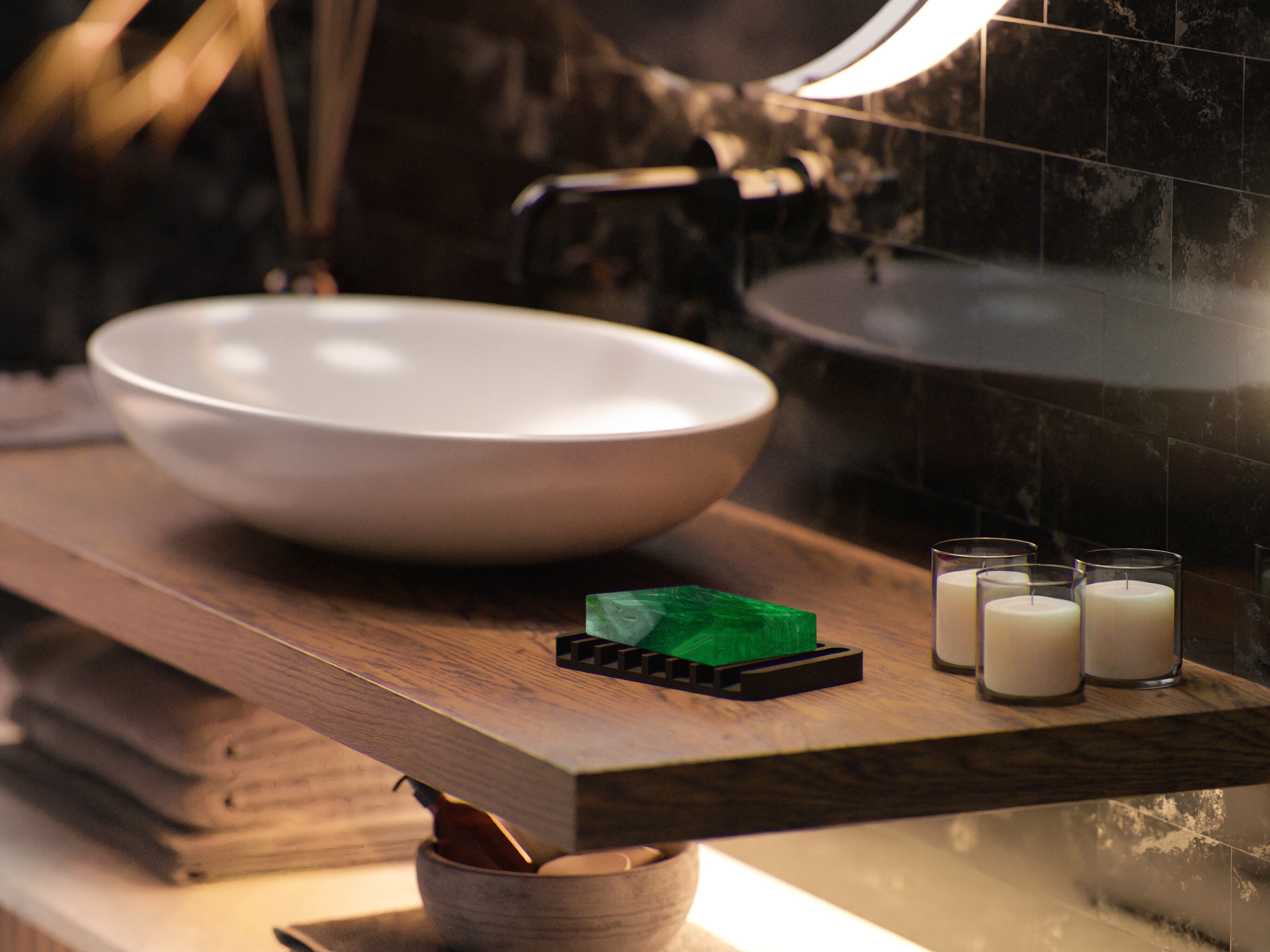 Håndlaget såpe - Friskhet av agurk - Saules Fabrika