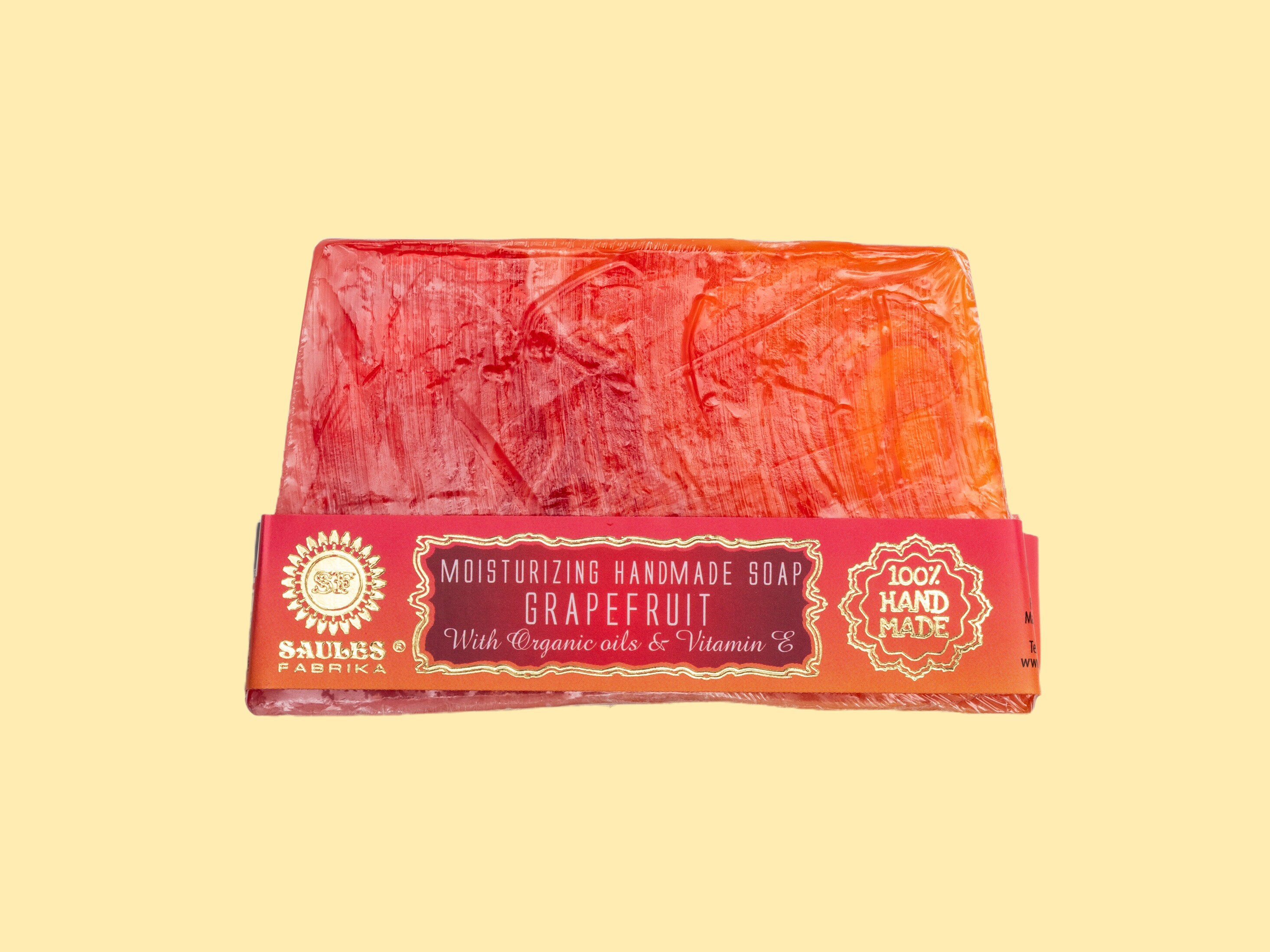 Käsintehty Saippua - Greippi - Saules Fabrika