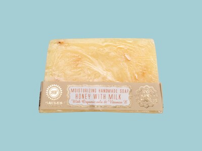 Håndlavet Sæbe - Honey & Milk - Saules Fabrika