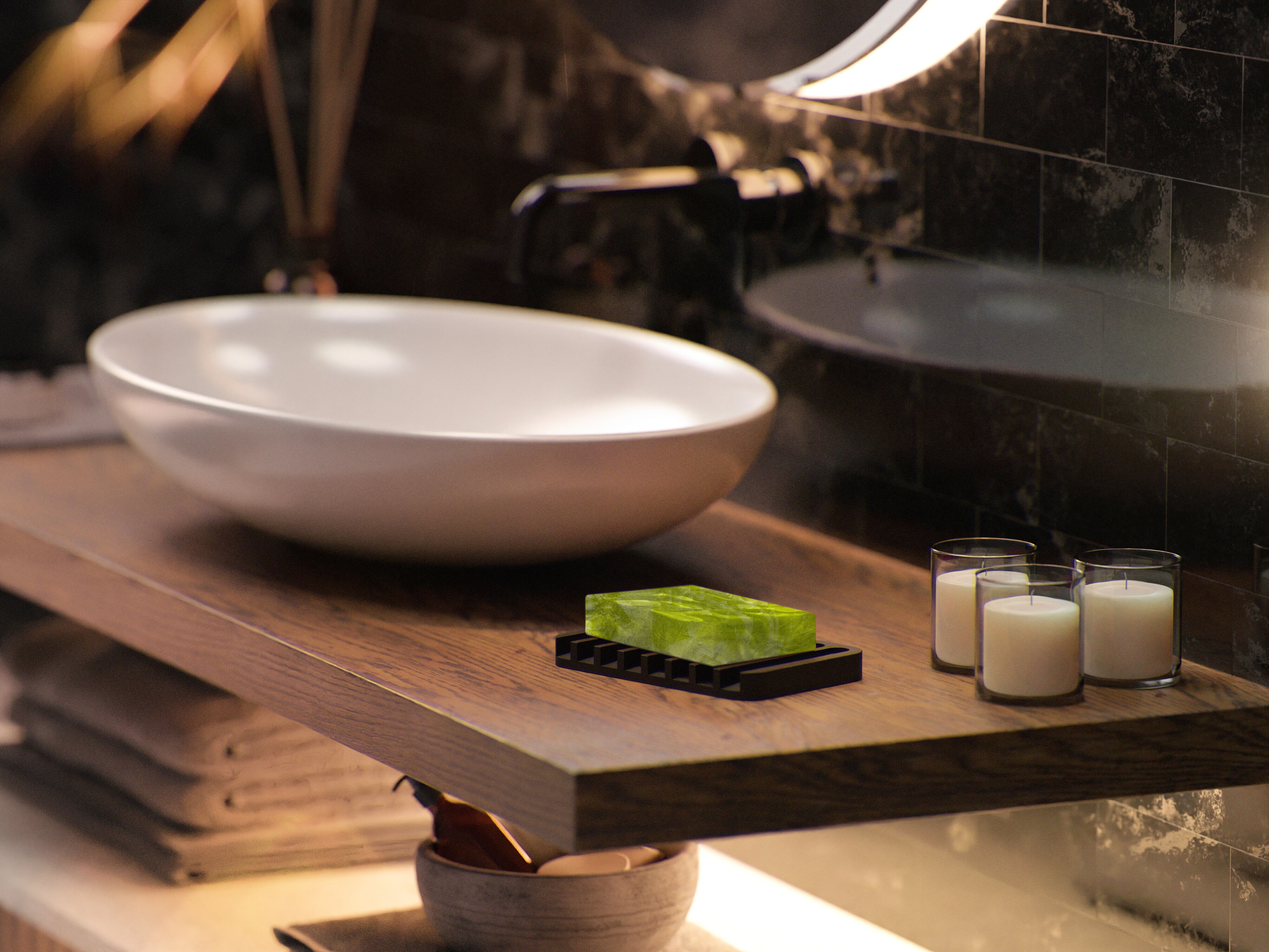 Käsintehty Saippua - Green Tea with Jasmine - Saules Fabrika