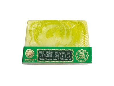 Håndlaget såpe - Green Tea with Jasmine - Saules Fabrika