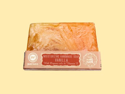 Håndlaget Såpe - Vanilla - Saules Fabrika