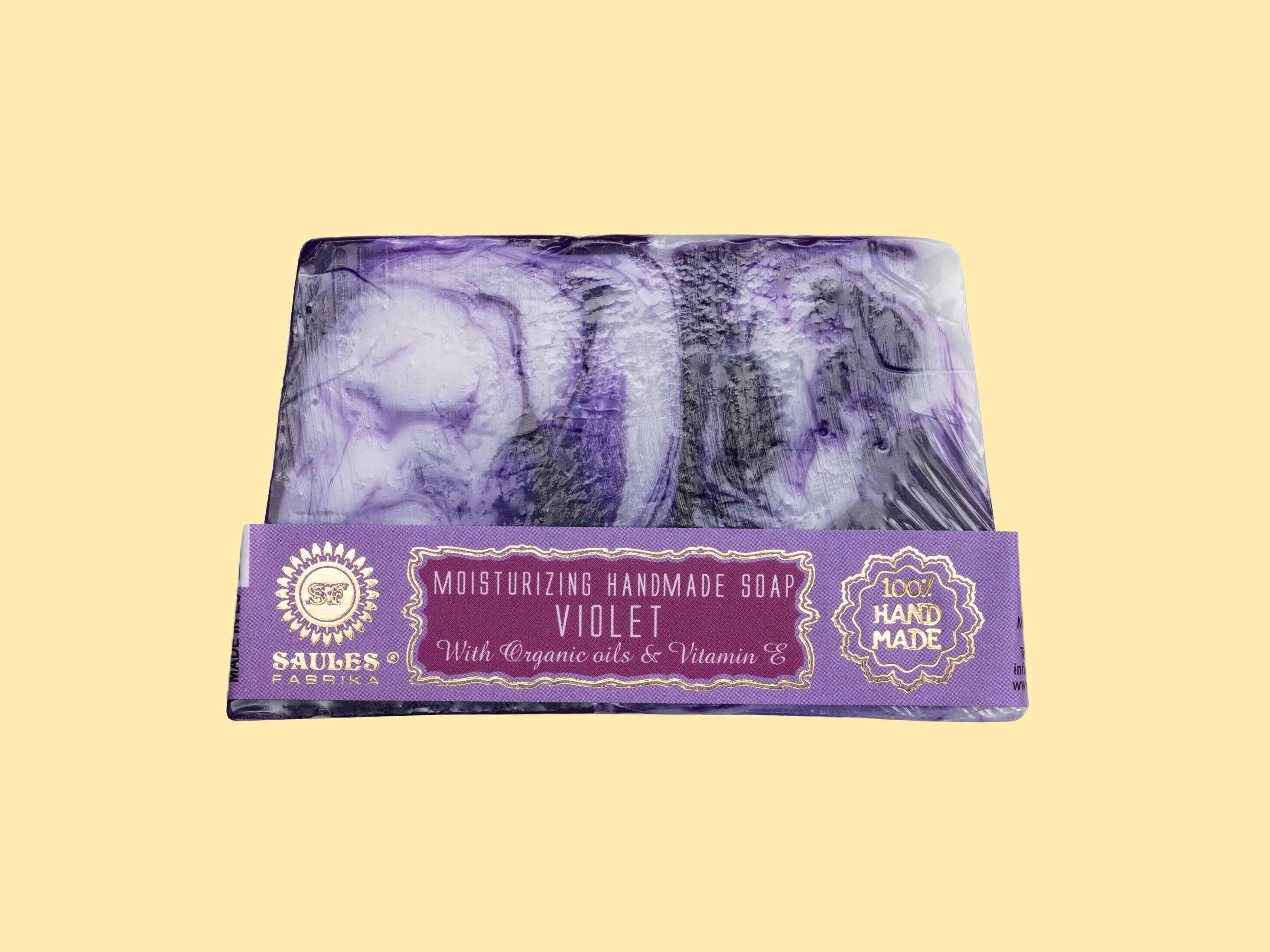 Käsintehty Saippua - Violet - Saules Fabrika