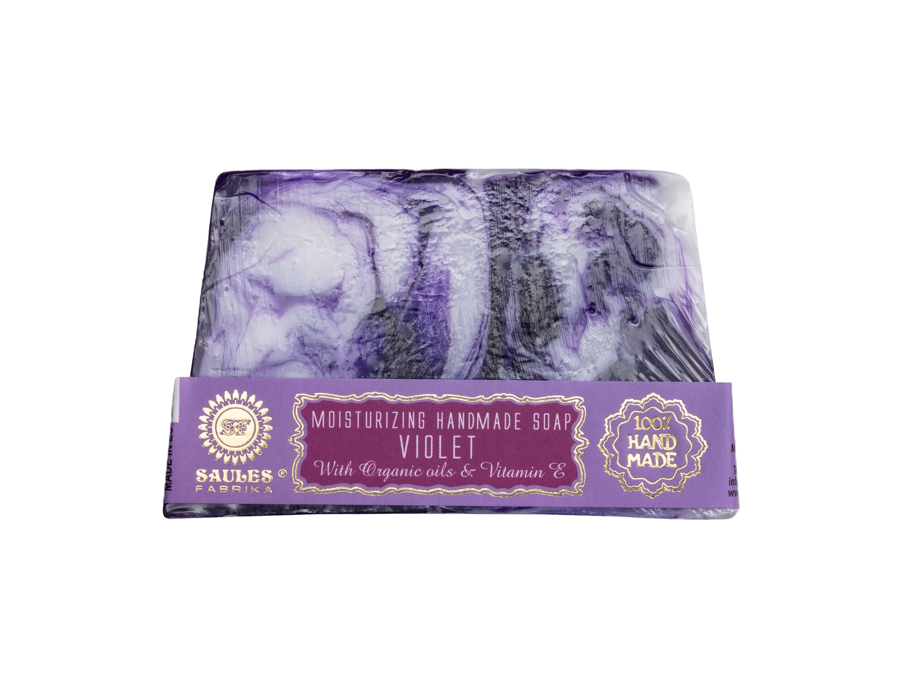 Käsintehty Saippua - Violet - Saules Fabrika