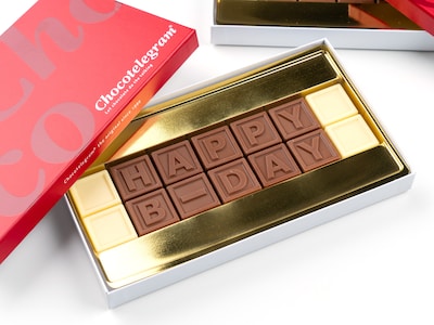 Personlig Chokolade med Tekst