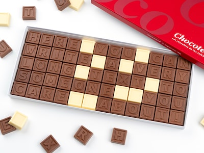 Personlig Chokolade med Tekst