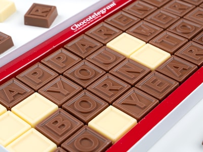 Personlig Chokolade med Tekst