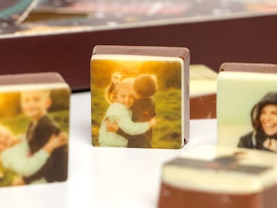 Schokoladenkalender mit 24 persönlichen Bildern