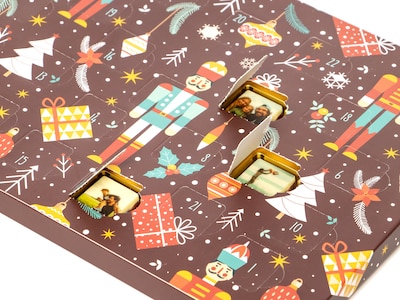 Schokoladenkalender mit 24 persönlichen Bildern