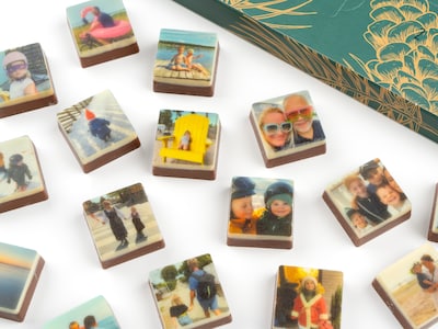 Sjokoladekalender med dine egne 24 bilder