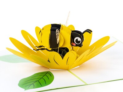 3D Pop Up-kort - Bie
