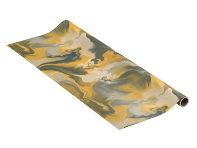 Presentpapper - Gul Marmor