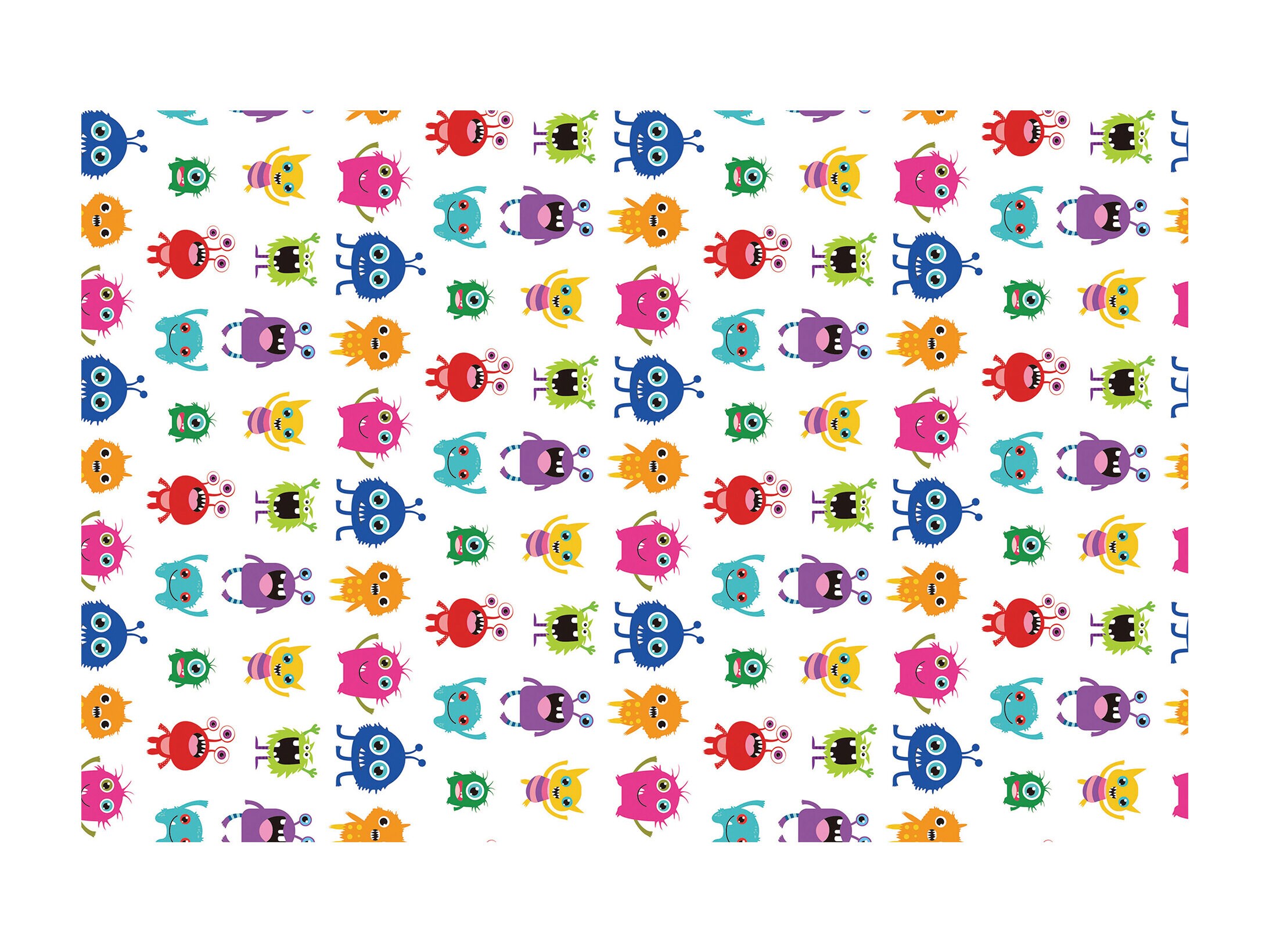 Geschenkpapier - Monster