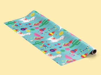 Geschenkpapier - Alpakas
