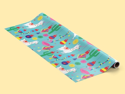 Presentpapper - Alpackas