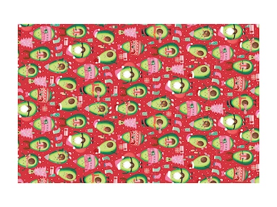 Julegavepapir - Julede avokadoer