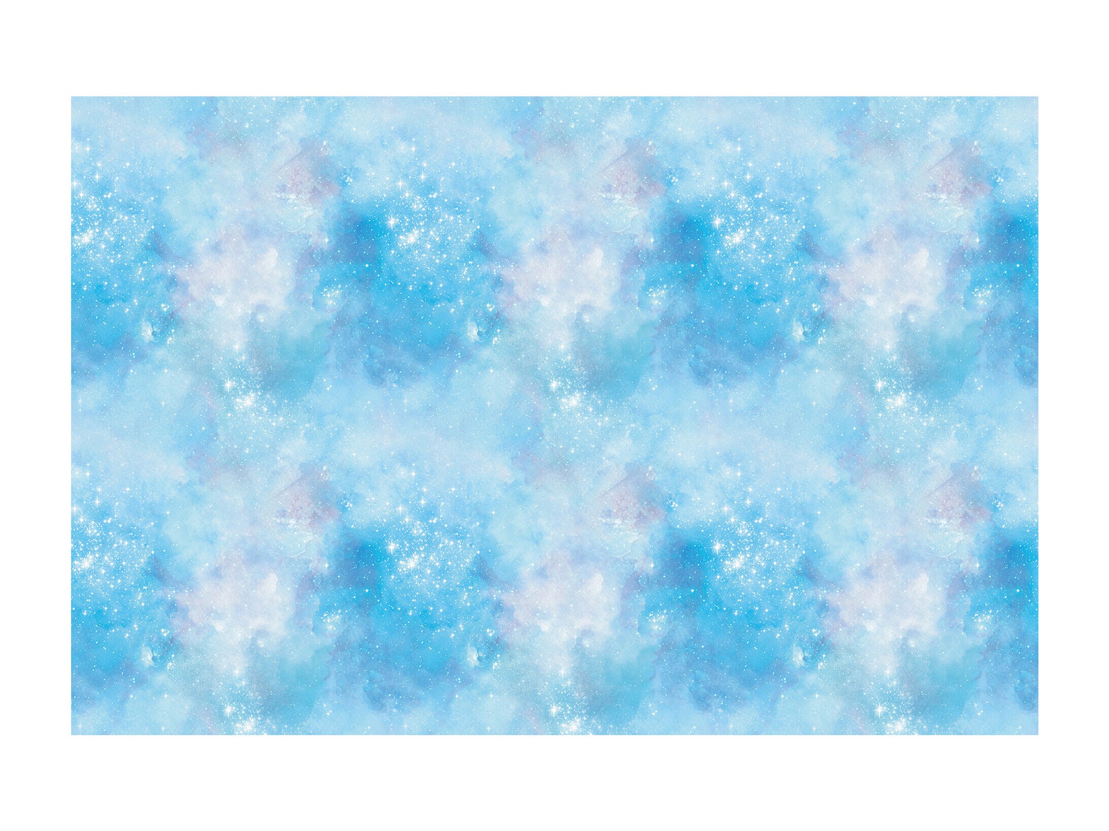 Geschenkpapier - Blauer Himmel