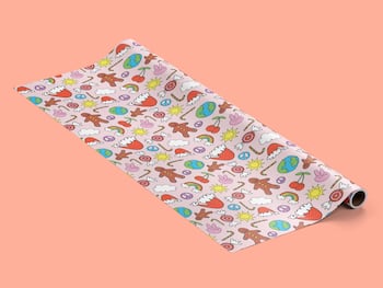 Weihnachtspapier - Pfefferkuchen